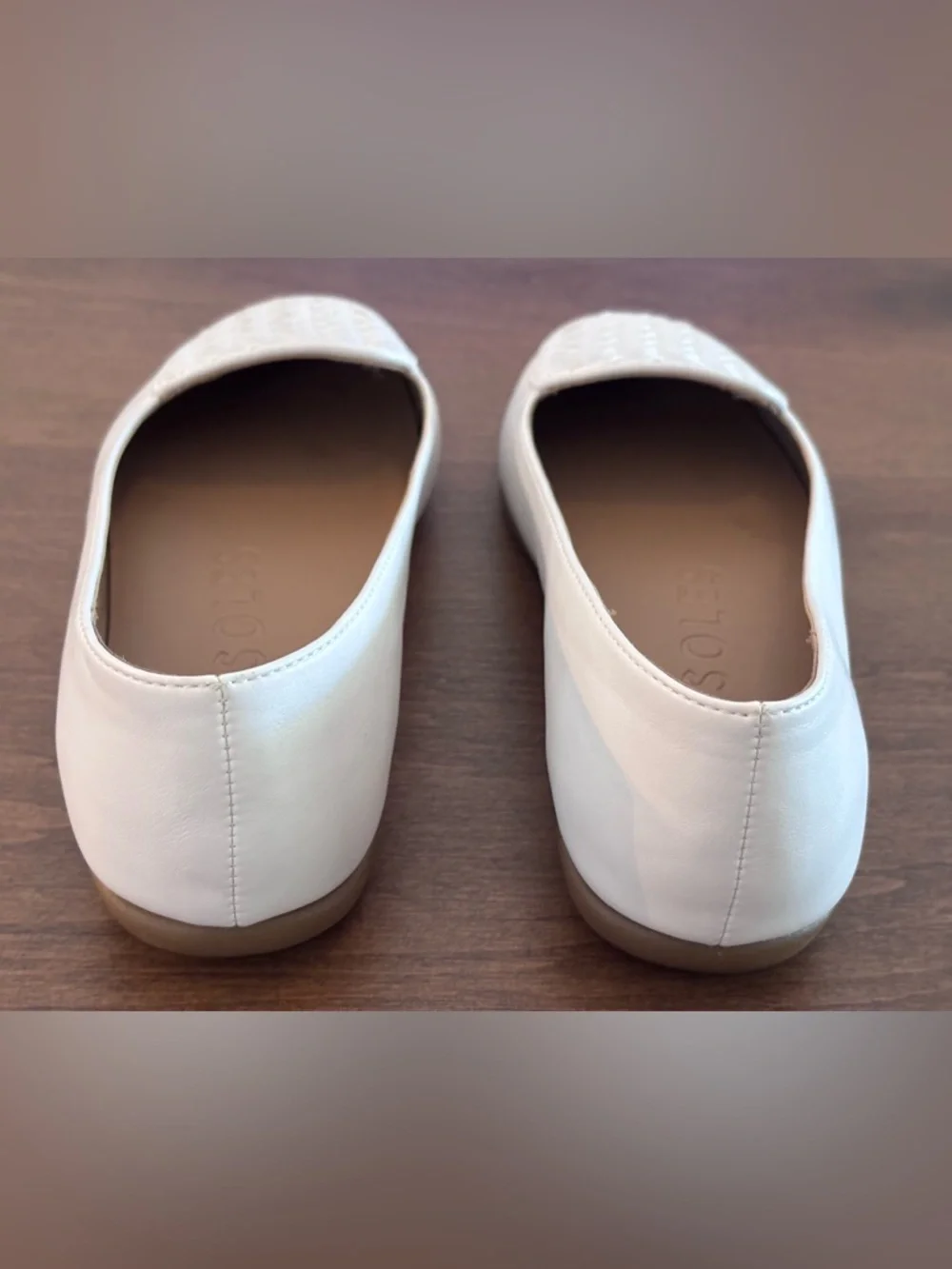 Women's Aerosoles Brielle White Woven Leather Loafers, size 8.5, No Box - Picture 5 of 16
